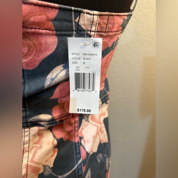 NWT Driftwood Sweetheart Masquerade Floral Denim Bustier Dress Sizes S - Picture 9 of 9